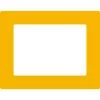 GEToolbox® Oznaczenie podłogi z okienkiem opisowym "Plus" A4 ŻÓŁTY TRAFFIC RAL1023