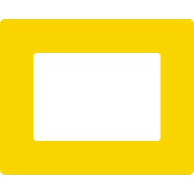   GEToolbox® Text Window Floor marker "Plus" A5 żółty