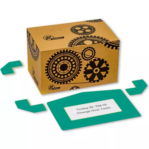 GEToolbox® Text Window Floor marker "Plus Arrow" A4 zielony