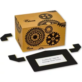   GEToolbox® Text Window Floor marker "Plus Arrow" A4 czarny