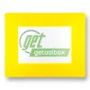 GEToolbox® Text Window Floor marker "Plus" A4 żółty