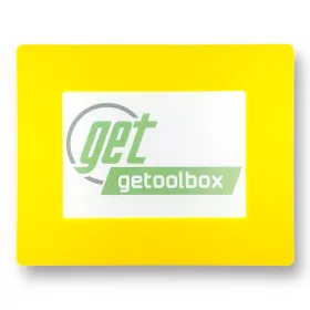   GEToolbox® Text Window Floor marker "Plus" A5 żółty