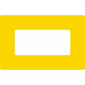   GEToolbox® Text Window Floor marker "Plus" 1/3 A4 żółty