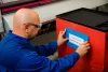 GEToolbox® Text Window Floor marker "Plus" A4 żółty