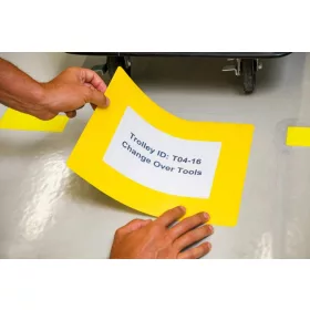   GEToolbox® Text Window Floor marker "Plus" 1/3 A4 szary
