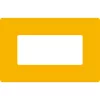 GEToolbox® Oznaczenie podłogi z okienkiem opisowym "Plus" 1/3 A4 ŻÓŁTY TRAFFIC RAL1023