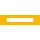 Oznaczenie podłogi z okienkiem opisowym PLUS 75MM x 300MM ŻÓŁTY TRAFFIC RAL1023 GEToolbox® 