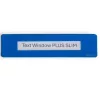 Oznaczenie podłogi z okienkiem opisowym PLUS 75MM x 300MM ŻÓŁTY TRAFFIC RAL1023 GEToolbox® 