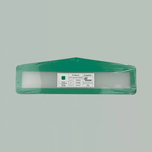 Oznaczenie podłogi z okienkiem opisowym PLUS ARROW 45 x 300MM CZARNY GEToolbox® 