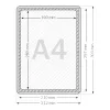 GEToolbox® Ramka na wiadomości A4 Zielony