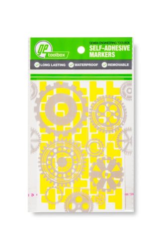 GEToolbox® Markery stołowe w kształcie litery T 5 mm biały