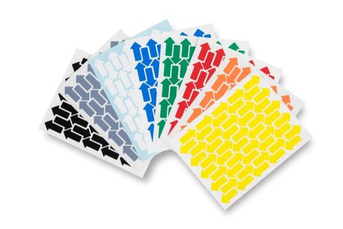 GEToolbox® Markery stołowe Kształt strzałki 7,5 mm biały