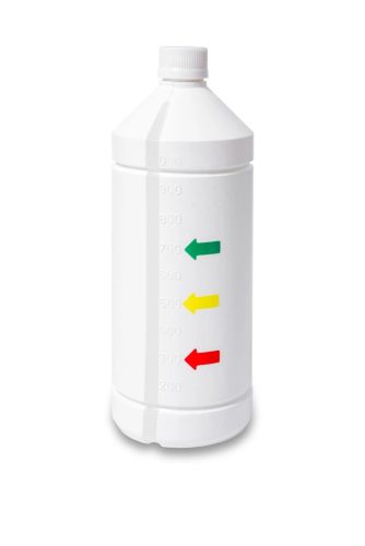 GEToolbox® Markery stołowe Kształt strzałki 7,5 mm biały