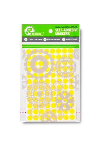 GEToolbox® Markery stołowe w kształcie kropek 15 mm biały