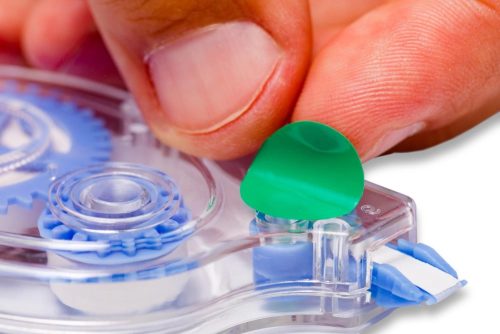 GEToolbox® Markery stołowe w kształcie kropek 15 mm biały