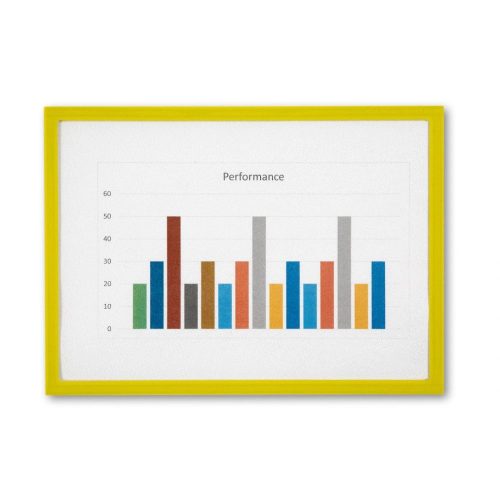 GEToolbox® "LITE" DESIGN Ramka Informacyjna A3 żółty