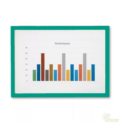 GEToolbox® "LITE" DESIGN Ramka Informacyjna A4 zielony