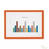 GEToolbox® "LITE" DESIGN Ramka Informacyjna A4 pomarańczowy