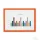 GEToolbox® "LITE" DESIGN Ramka Informacyjna A4 pomarańczowy