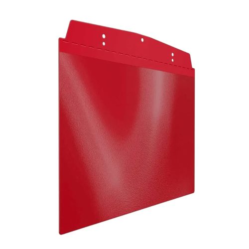 Kieszeń wizualna, A4 pozioma, samoprzylepna, czerwona