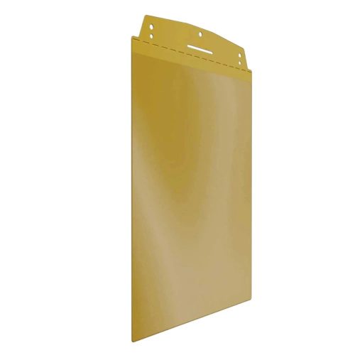 Kieszeń wizualna, A4 pionowa, samoprzylepna, TRAFFIC żółty