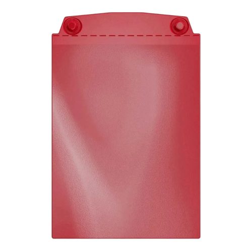 Kieszeń wizualna, A4 pionowa, z mocnymi magnesami, czerwona