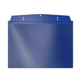   Kieszeń wizualna, A6 pozioma, z paskiem magnetycznym, NIEBIESKI SYGNAŁOWY