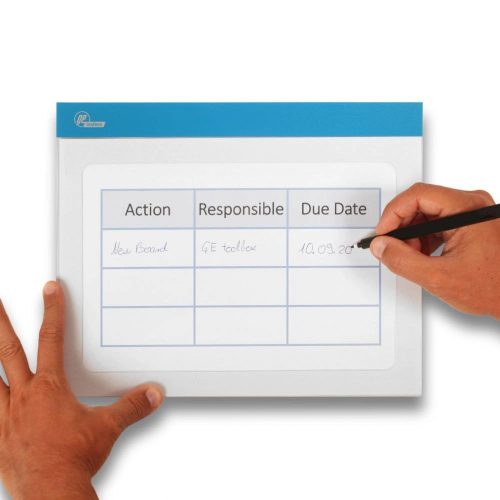 "QUICK CHANGE" Samoprzylepny Ramka Informacyjnas Cut-Out A3 Krajobraz biały