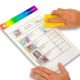 "QUICK CHANGE" Samoprzylepny Ramka Informacyjna Erasable A3 Stojąc pomarańczowy