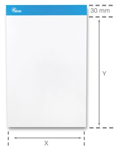 "QUICK CHANGE" Samoprzylepny Ramka Informacyjna Erasable A3 Stojąc czerwony