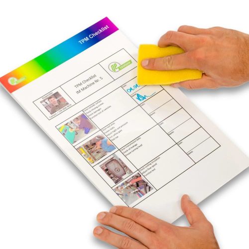 "QUICK CHANGE" Magnetyczny Ramka Informacyjna Erasable A3 Krajobraz biały